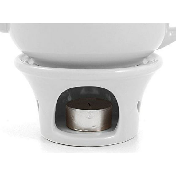 Metropolitan Tea White Ceramic Teapot Warmer