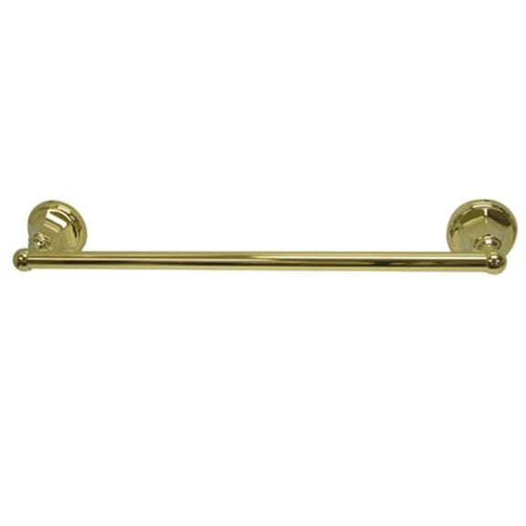 Metropolitan Towel Bar - Polished Brass - 24 Inch - Durable Solid Brass