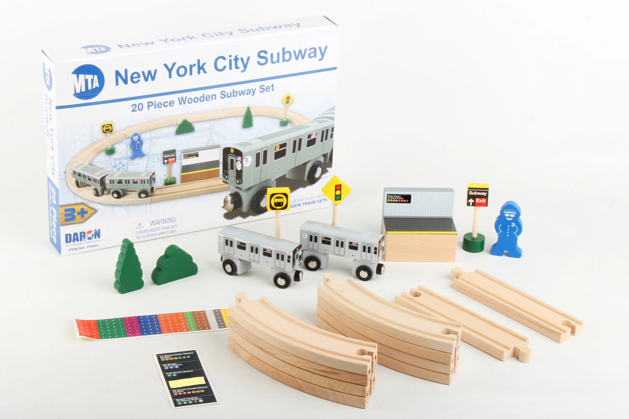 Wooden subway hot sale train