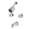 thumbnail image 1 of Metropolitan Two-Handle Tub & Shower Faucet, Polished Chrome, 1 of 1