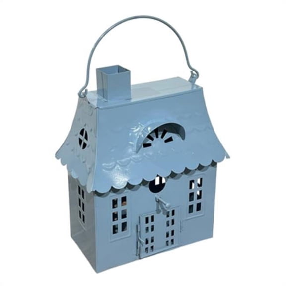 Metrotex Designs 11032 Celeste Gingerbread Bird House - Blue