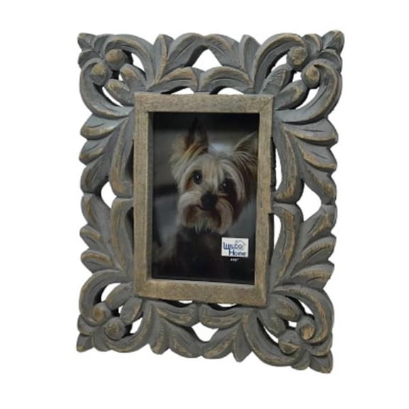 Metrotex Designs 12004 4 x 6 in. Madrid Picture Frame - Grey Wash