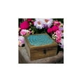 thumbnail image 1 of Metrotex Designs 12062 Water Ripples Medium Carved Box - Turquoise Wash, 1 of 1