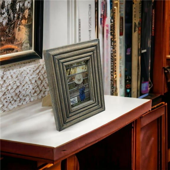 Metrotex Designs 12132 4 x 6 in. Blue Ridge Frame - Gray Wash