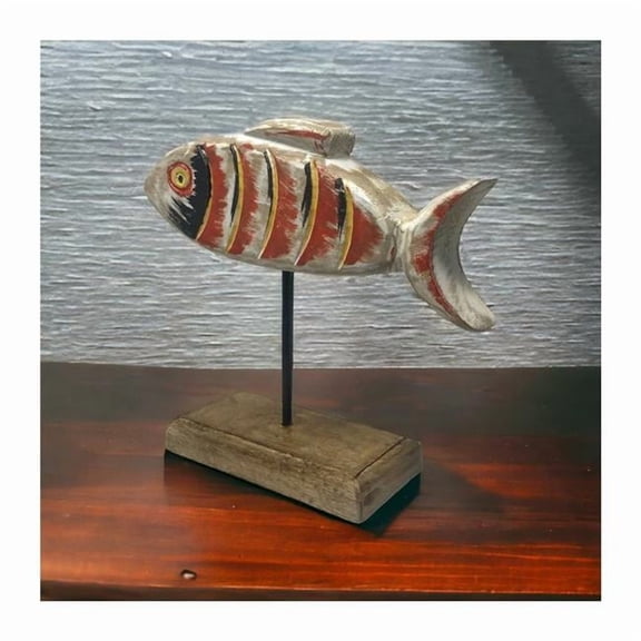 Metrotex Designs 12204 Rainbow Trout on a Stand Fish Sculpture