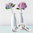 thumbnail image 1 of Metrotex Designs 16007 Marble 3 Link Oval Chain Decor - White, 1 of 1