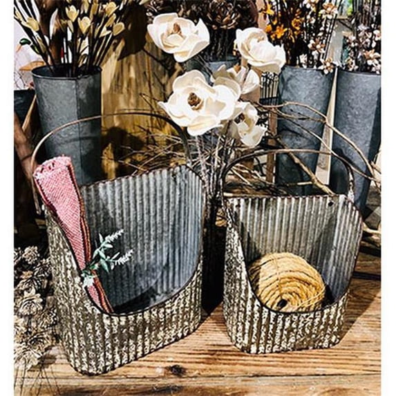 Metrotex Designs 20192 Coal Buckets for Wall & Table