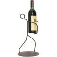thumbnail image 1 of Metrotex Designs 21064 Iron Borracho Wine Bottle Holder- Meteor Finish, 1 of 3