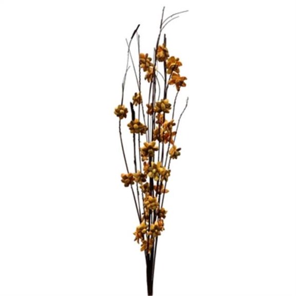 Metrotex Designs 41021 12 Stem Ting Lara Flower Branches, Sunkist