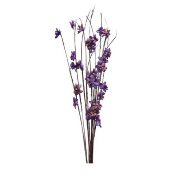 Metrotex Designs 41024 12 Stem Ting Lara Flower Branches, Lavender