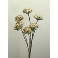 thumbnail image 1 of Metrotex Designs 41082 6 Snow Ball Stems White & Gold Bunch, 1 of 1