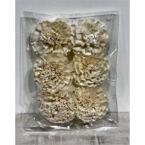 Metrotex Designs 41170 Carnation Flower Heads, 6 Piece