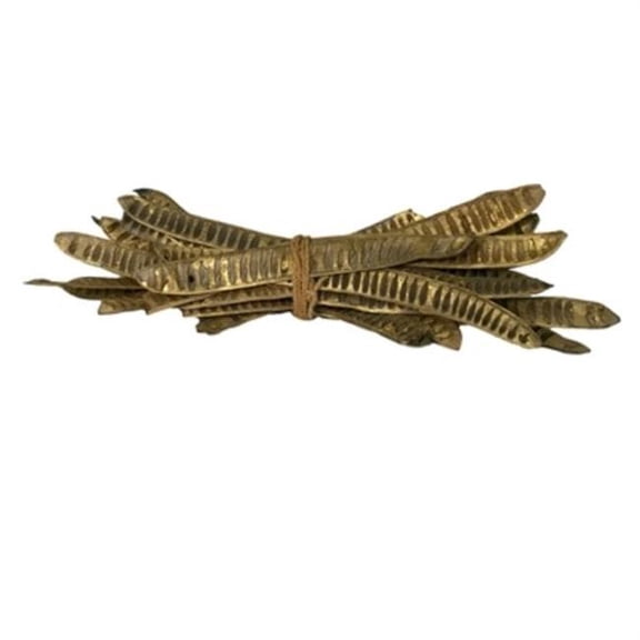 Metrotex Designs 41197 Gold Tipped Bean Pod Bundle, 20 Piece