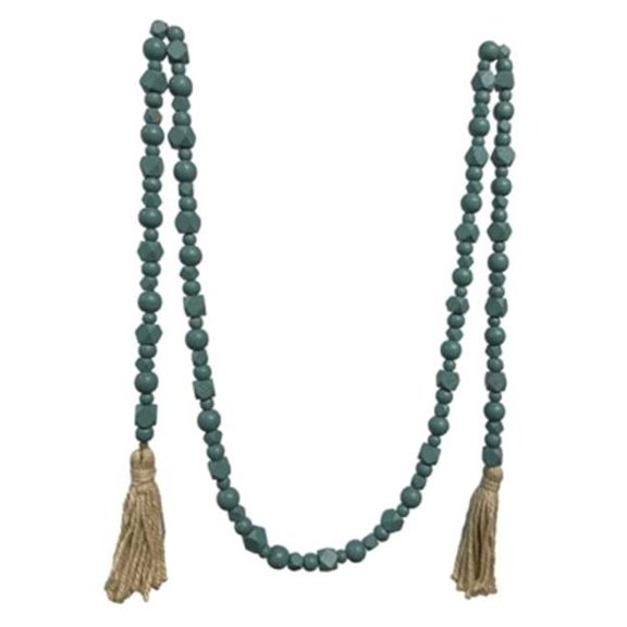 Metrotex Designs 62235 Boho Bead Garland, Robins Egg