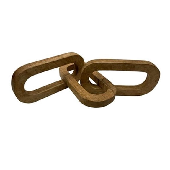 Metrotex Designs 67092 8 x 5 x 1.5 in. Cryptic Chain Table Decor