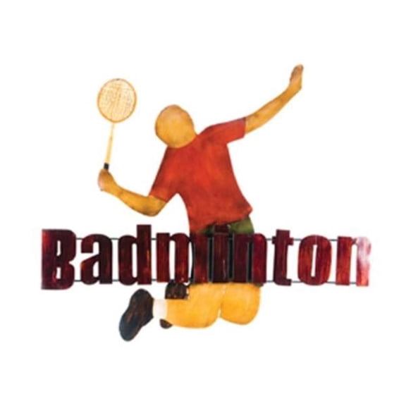 Metrotex Designs 693301 Metal Badminton Wall Decor