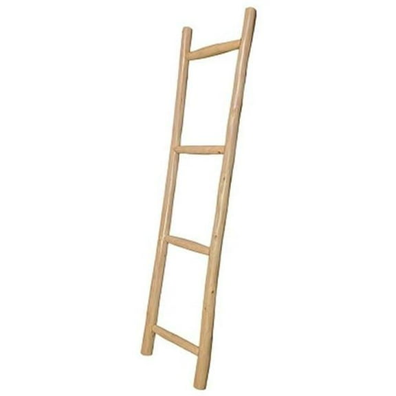 Metrotex Designs 79067 15.75 x 2.5 x 58 in. Bedrock 4 Rung Ladder - Natural