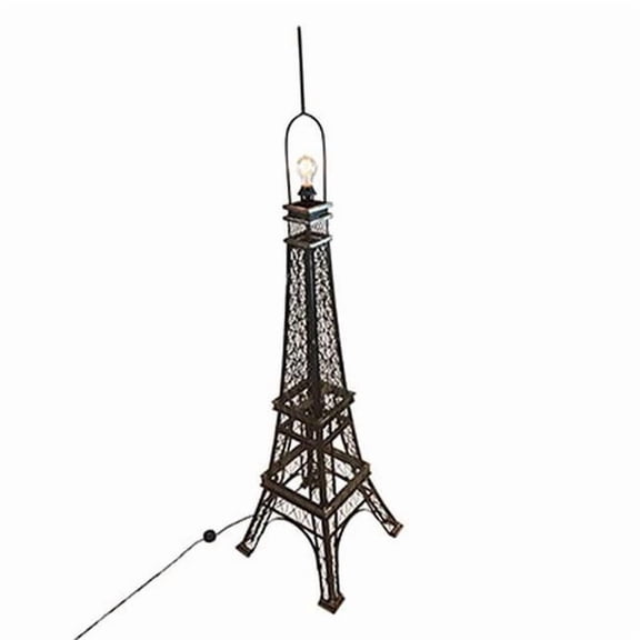 Metrotex Designs 86708 19 x 19 x 71 in. Tour Eiffel Tower Floor Lamp - Natural