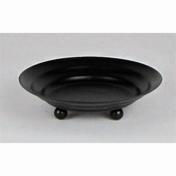 Metrotex Designs 89005 3 ft. x 6 in. Dia. Round Candle Plate - Textured Bronze