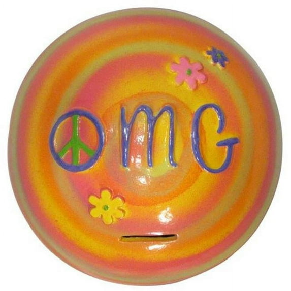 Metrotex Designs Girly Chic ''''OMG'''' Piggy Bank