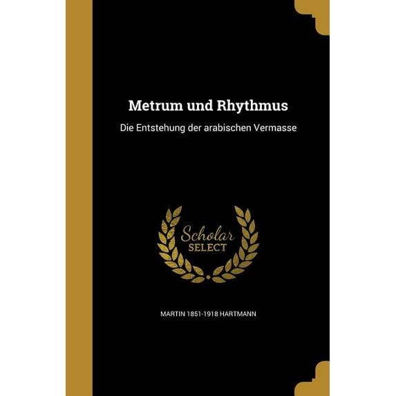 Metrum und Rhythmus : Die Entstehung der arabischen Vermasse (Paperback)