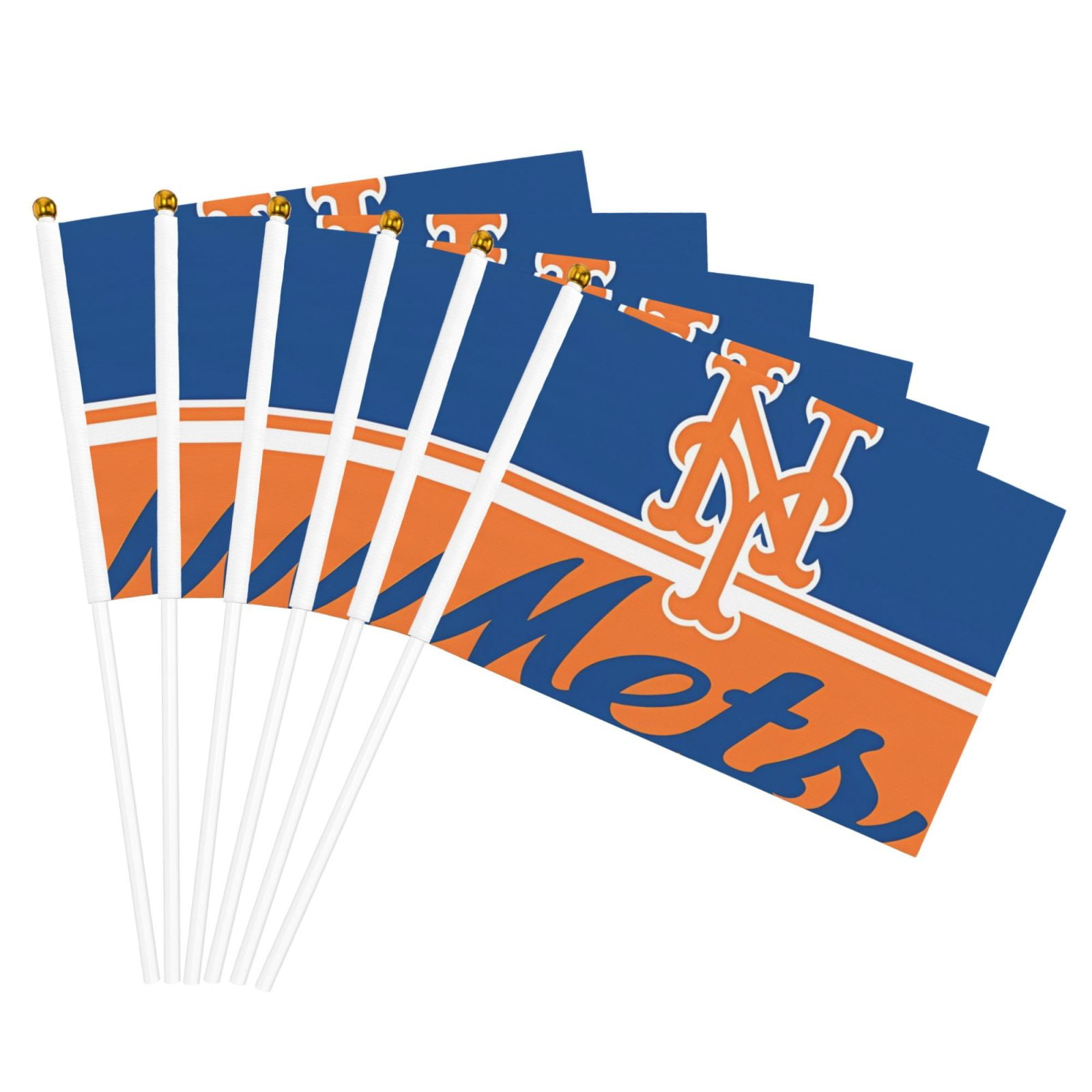 Spectator Hand Roster Fan Mets Baseball Team Double Sided Hand Waving Flag, Spectator Hand Waving ...