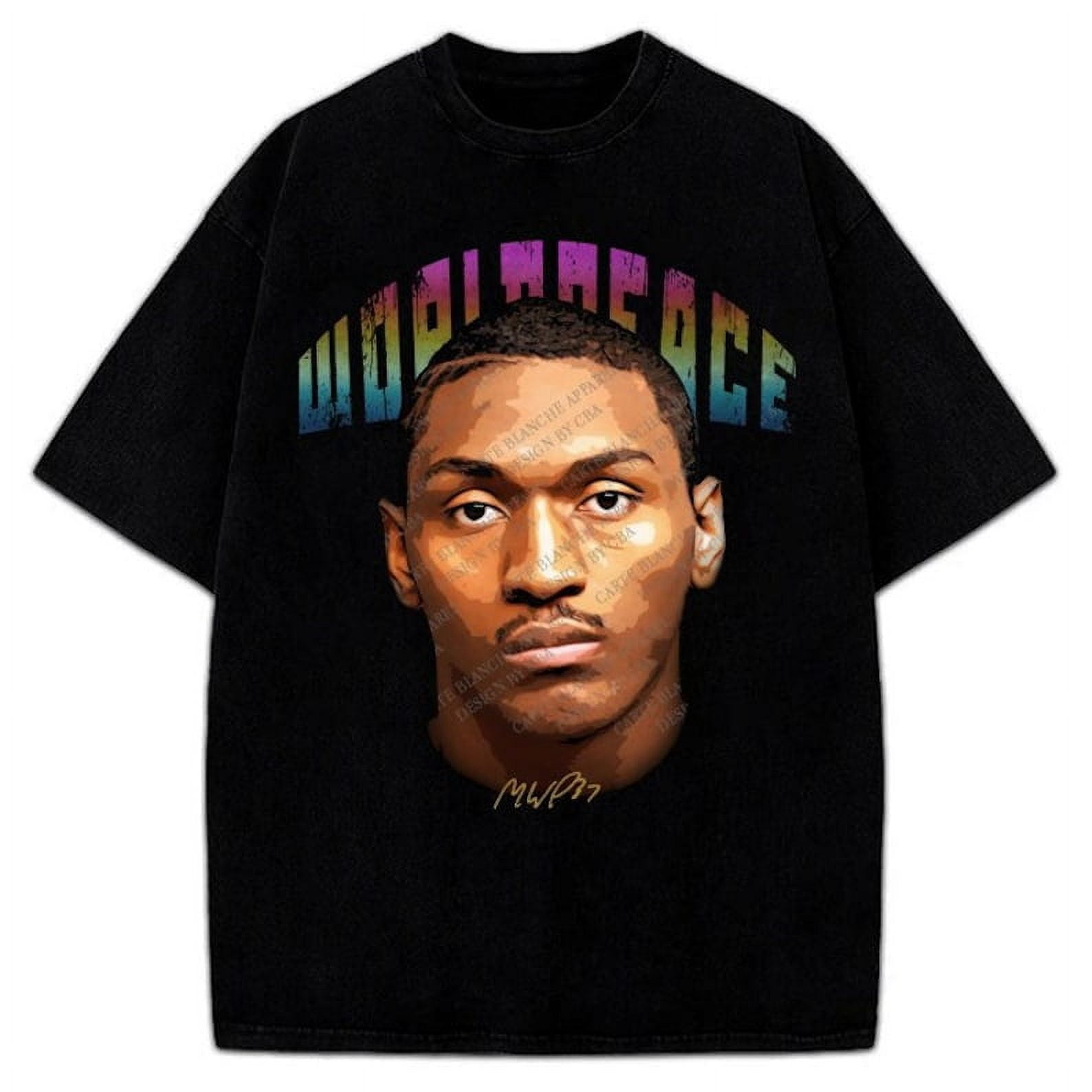 Metta World Peace TShirt Ron Artest Portrait Custom Graphic Style
