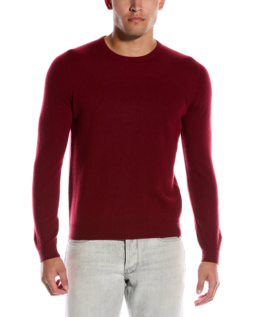 Mette mens Cashmere Crewneck Sweater, XL, Red