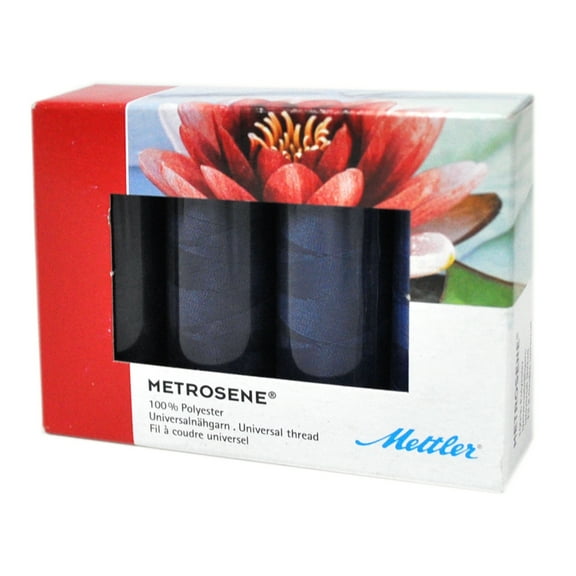 Mettler Metrosene 4 Spool Thread Set Navy