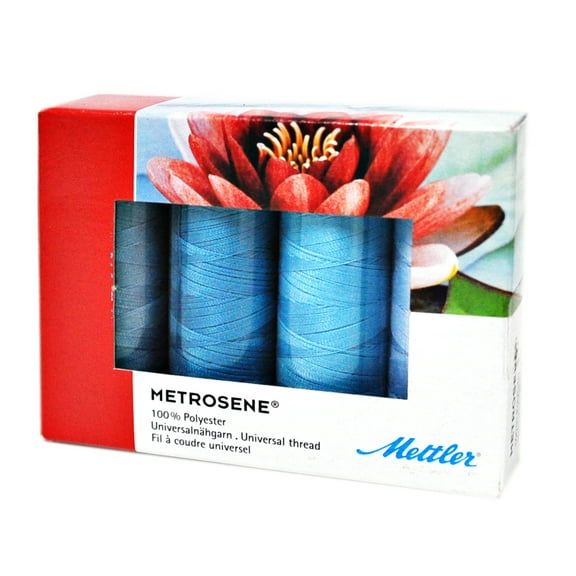 Mettler Metrosene 4 Spool Thread Set Ocean