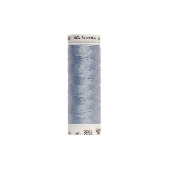 Mettler PolySheen Embr Thrd #40 200M Azure Blue