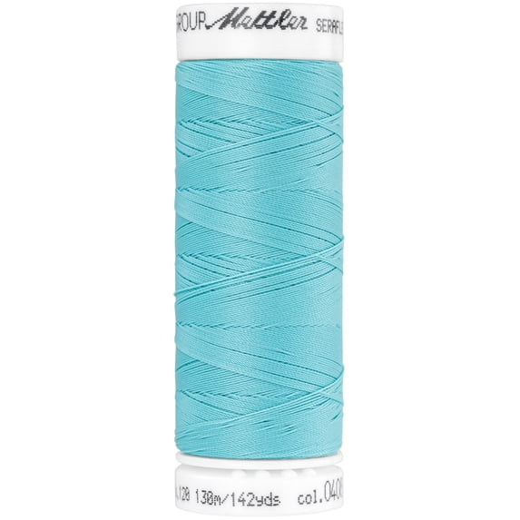 Mettler Seraflex Elastic Thread 50wt 142yd-Aqua