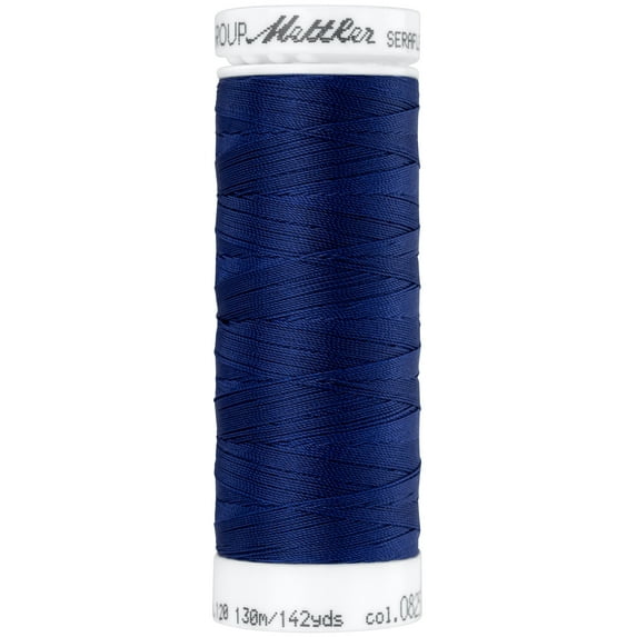 Mettler Seraflex Elastic Thread 50wt 142yd-Navy