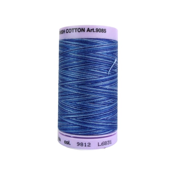 Mettler Silk Fin Cotton #50 500yd Multi Eveng Blue