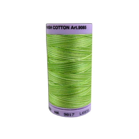 Mettler Silk Fin Cotton #50 500yd Multi Lit Sprout