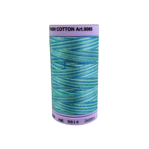 Mettler Silk Fin Cotton #50 500yd Multi Seaspray