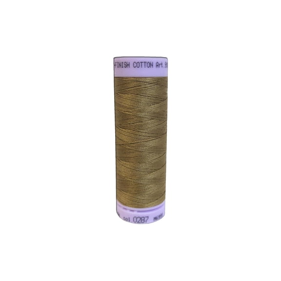 Mettler Silk Finish Cotton #50 164yd Dark Tan
