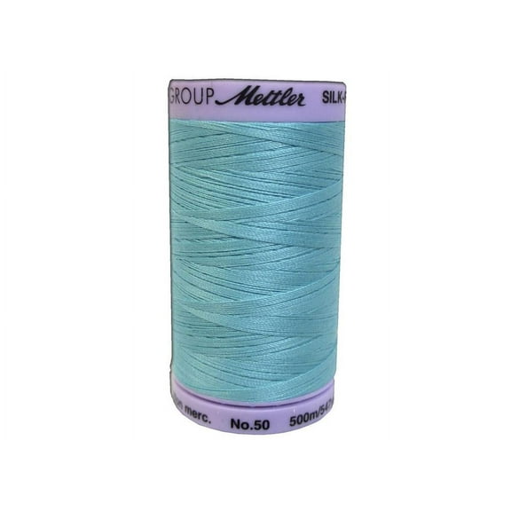 Mettler Silk Finish Cotton #50 547yd Blue Curacao