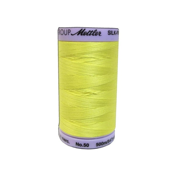 Mettler Silk Finish Cotton #50 547yd Lemon Zest