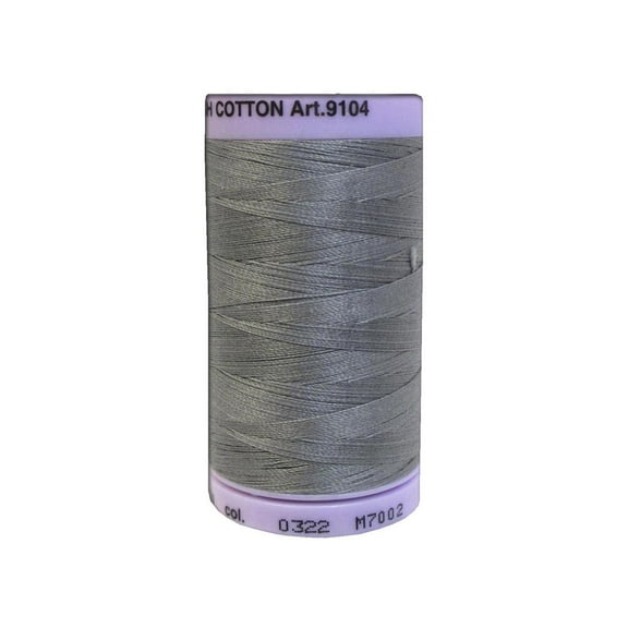Mettler Silk Finish Cotton #50 547yd Rain Cloud