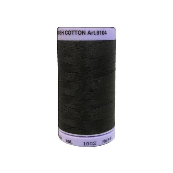 Mettler Silk Finish Cotton #50 547yd Very Dk Brown