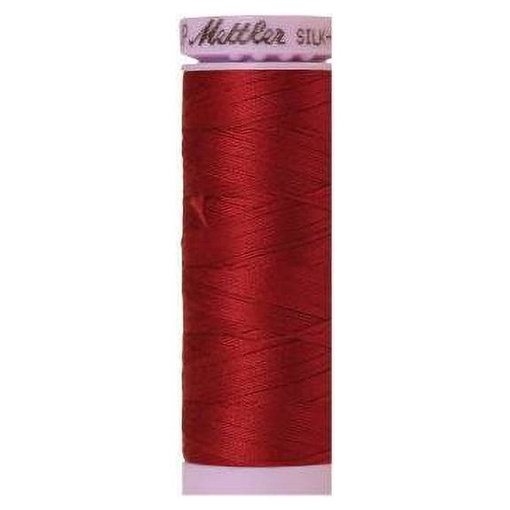 Mettler Silk Finish Cotton Thread 50wt 164yd-Fire Engine