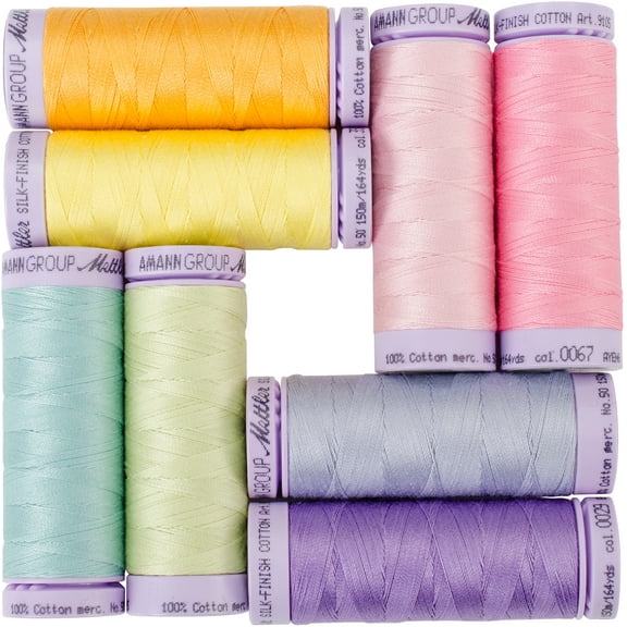 Mettler Silk Finish Cotton Thread Gift Pack 8/Pkg-Spring