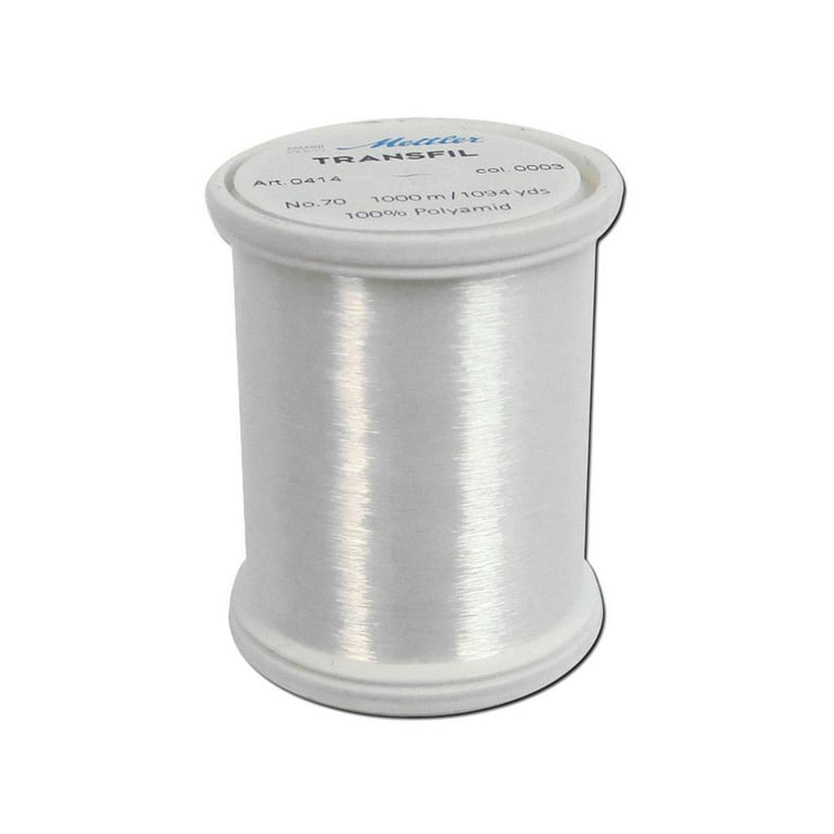 Mettler Transfil Monofilament Thread 100% Nylon 1,094yd-Clear