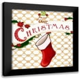 thumbnail image 1 of Metz, Andi 12x12 Black Modern Framed Museum Art Print Titled - Gold Christmas Cheer I, 1 of 5