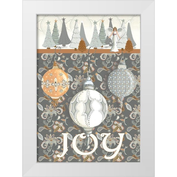 Metz, Andi 14x18 White Modern Wood Framed Museum Art Print Titled - Wonderland Joy