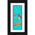 thumbnail image 1 of Metz, Andi 14x32 Black Ornate Wood Framed with Double Matting Museum Art Print Titled - Merry Christmas Ornaments, 1 of 4