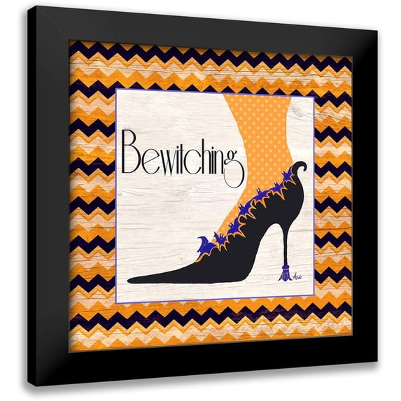 Metz, Andi 15x15 Black Modern Framed Museum Art Print Titled - Bewitching Shoes I