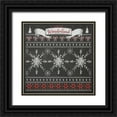 thumbnail image 1 of Metz, Andi 15x15 Black Ornate Wood Framed with Double Matting Museum Art Print Titled - Holiday Sweater I, 1 of 4