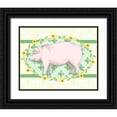 thumbnail image 1 of Metz, Andi 18x15 Black Ornate Wood Framed with Double Matting Museum Art Print Titled - Piggy Wiggy I, 1 of 4